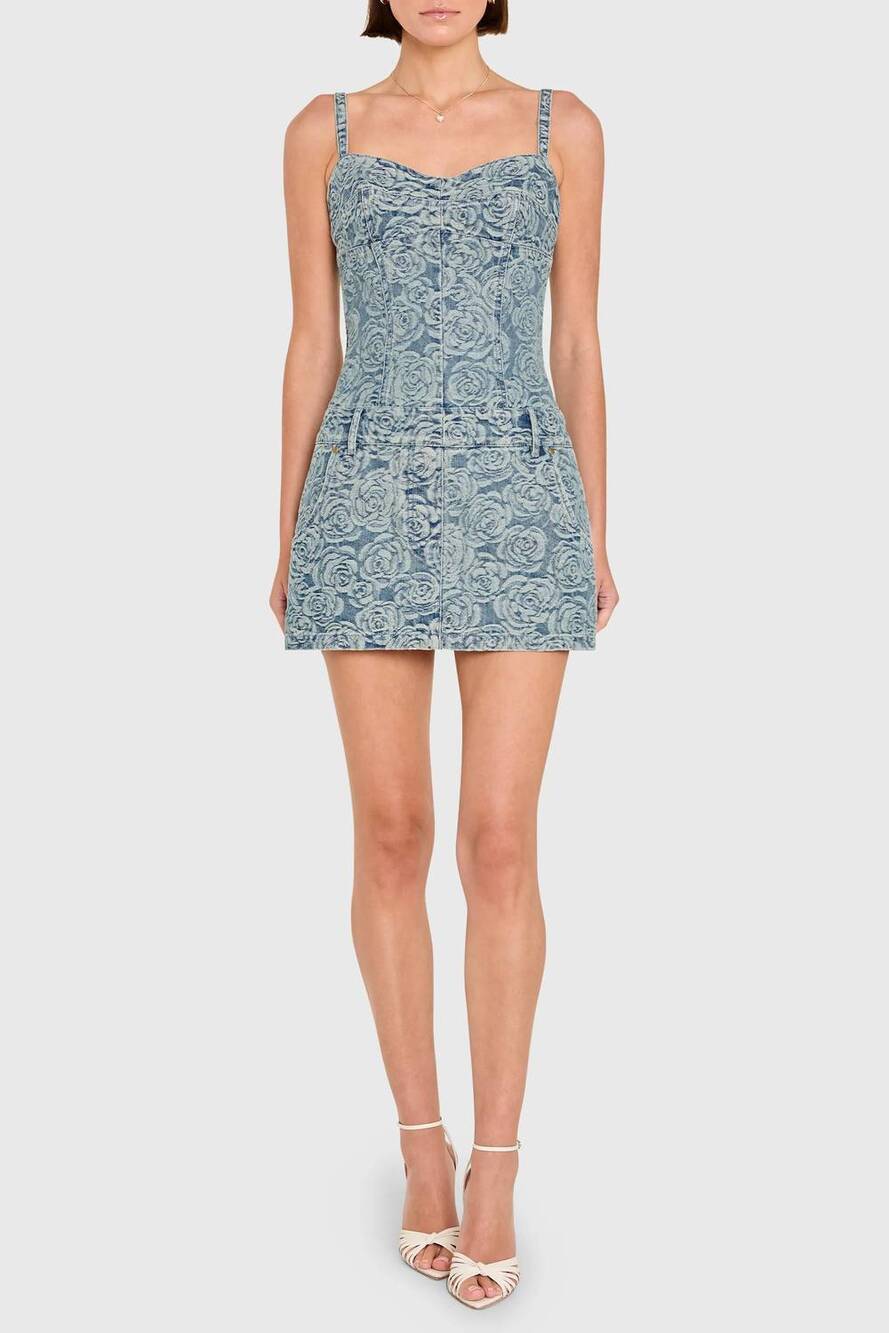 NEW AMANDA UPRICHARD women's lupita skort romper in vintage wash